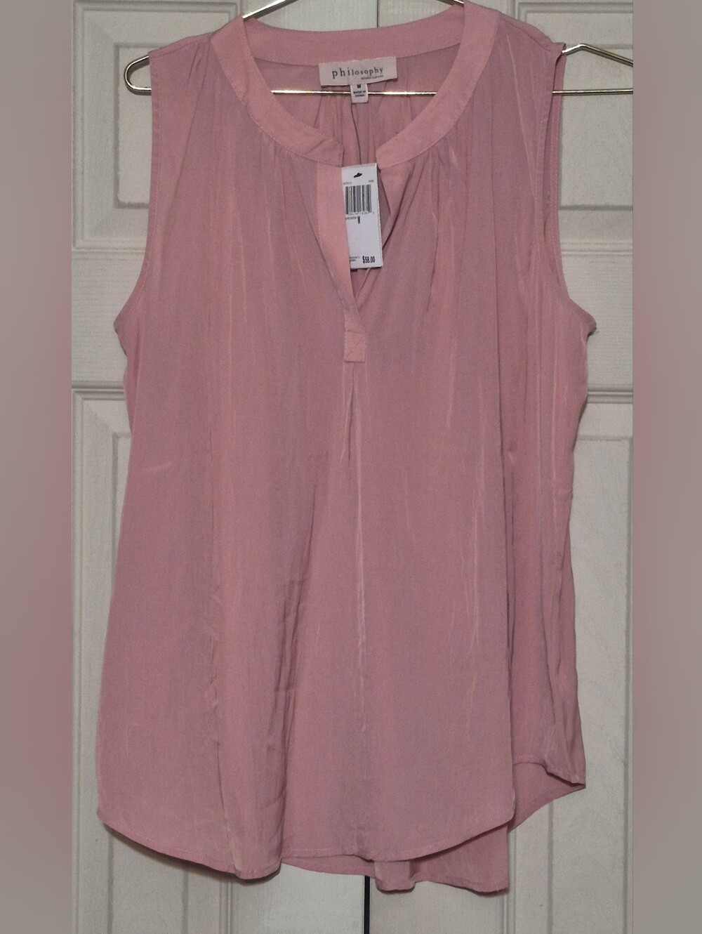Philosophy Soft Pink Sleeveless V-Neck Camisole